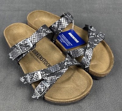Birkenstock   Franca Python Birko-Flor Sandals Size 10 41 NEW