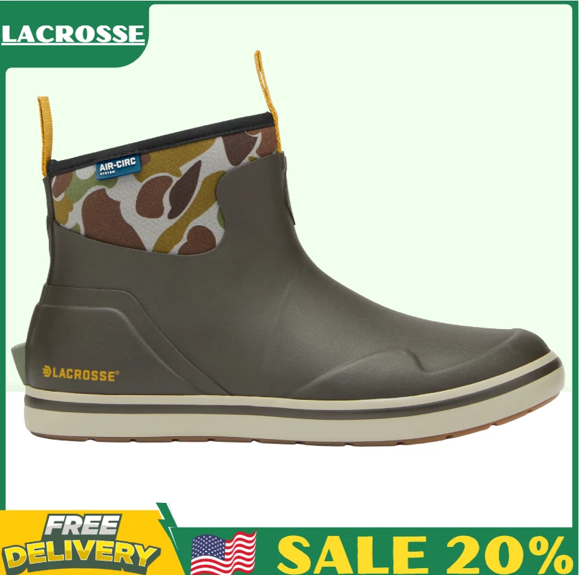 LaCrosse Alpha Deck Boot Men's Slip Resistant Waterproof Rubber Rain Boots NEW
Opens in a new window