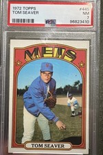 1972 Topps - Tom Seaver #445 PSA 7 NEAR MINT. NY METS HALL OF FAME LEGEND
