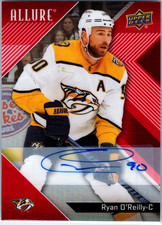 Ryan O’Reilly 2024-25 Upper Deck Allure Red Rainbow Auto #14 Auto