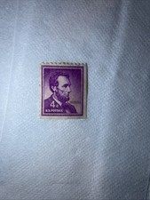 Abraham Lincoln 4 Cent Purple Stamp