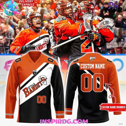 Personalized Buffalo Bandits New Uniform 2024-2025 Special Hockey Shirt Printed - 第 1/7 張圖片