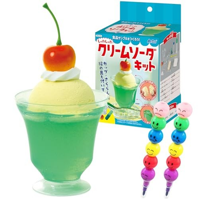 #ad Food Sample Handmade Kit: Cream Soda Kit 1 Box 2 Colorful Pencils Suitable $60.71