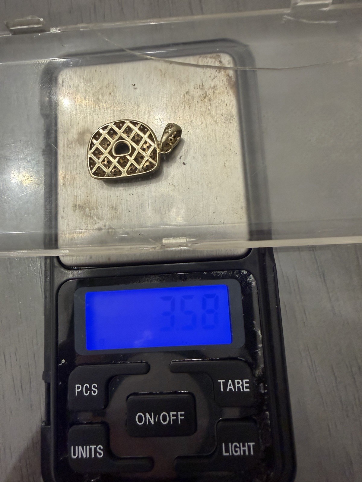 Solid 10k Yellow Gold Letter D Initial Charm Pend… - image 5