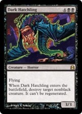 1x Near Mint, English Dark Hatchling - Commander