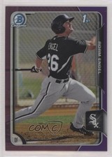 2015 Bowman Chrome Prospects Purple Refractor 77/250 Adam Engel #BCP99 xr1