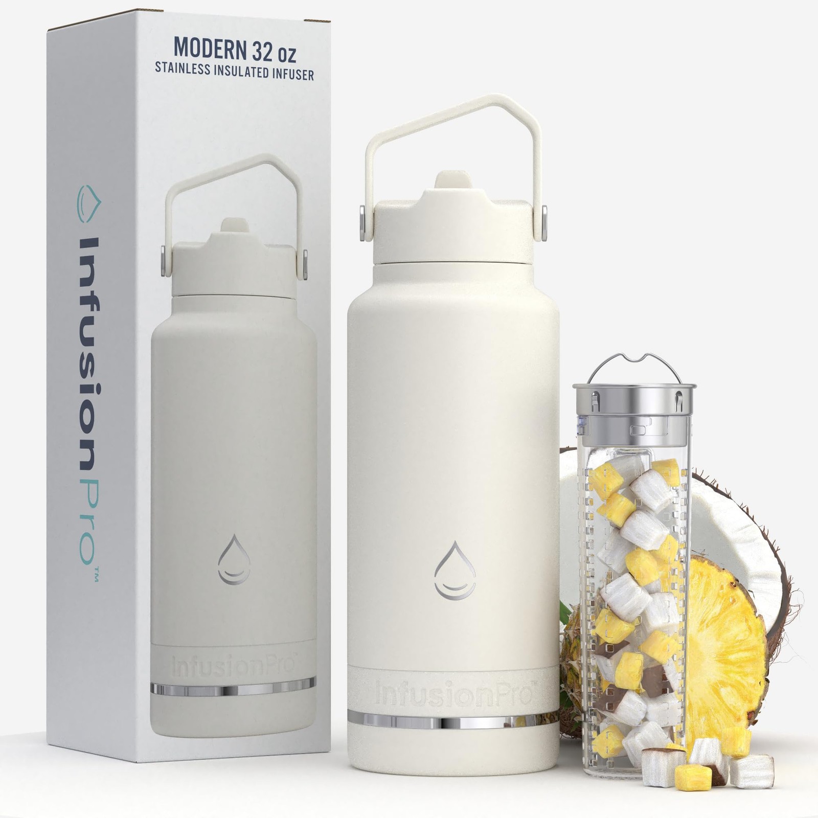 With Straw Lid 32 Oz Stainless Steel ...