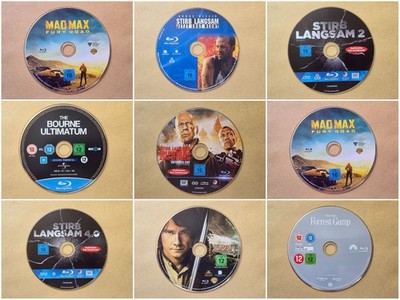 Blu-Ray DVD Sammlung - ohne Hülle