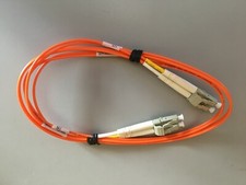 HUBBELL PREMISE WIRING DFPCLCLCC1MM Fiber Optic Patch Cord,Orange,3.28 ft.
