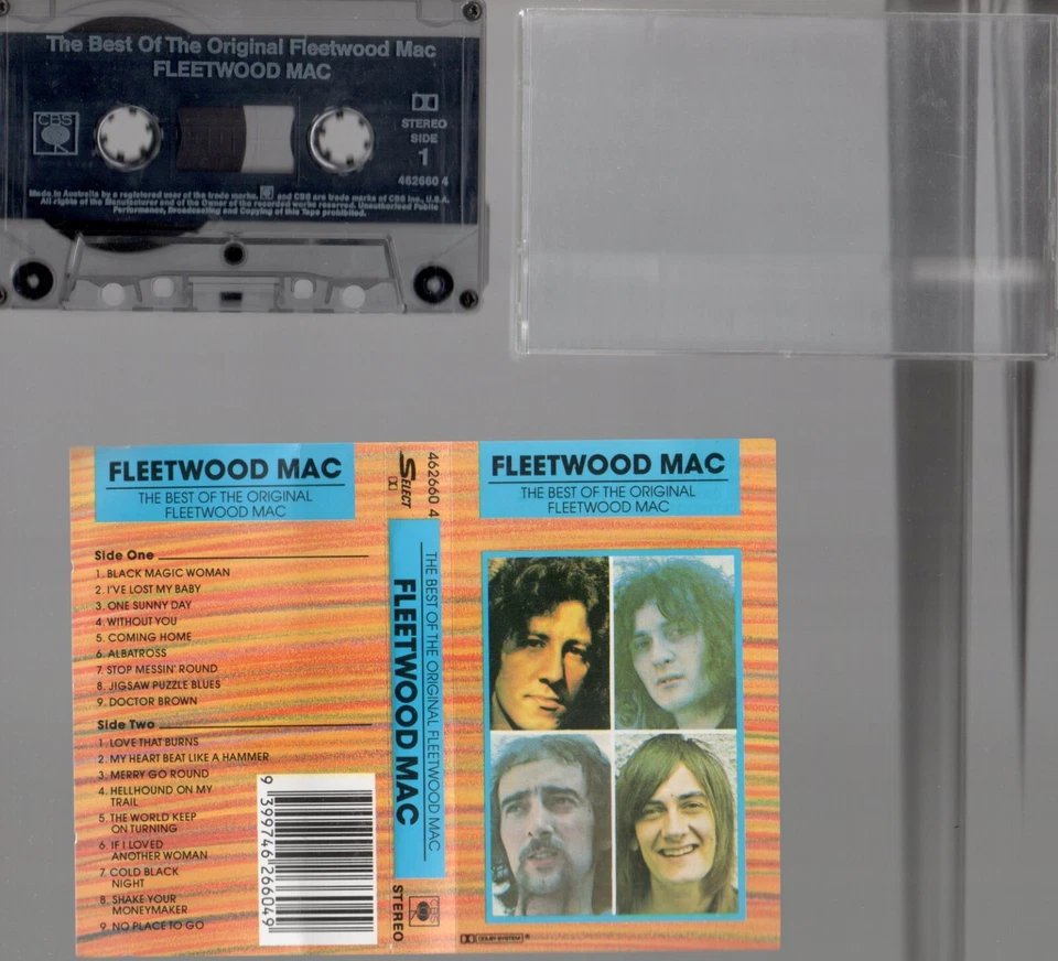FLEETWOOD MAC Best of the ORIGINAL... Peter Green UK BLUES 1960s CASSETTE VG-EX - Image 2 of 2