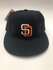VTG NWT San Diego Padres New Era Pro Model Hat Cap Diamond Collection 6 5/8 MLB