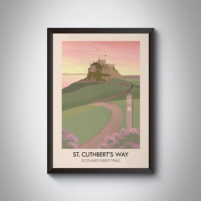 St Cuthbert's Way Schottland Great Trails Poster
