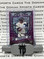 2021-22 Panini Chronicles Crusade #12 Corey Ray Purple Velocity Rookie RC