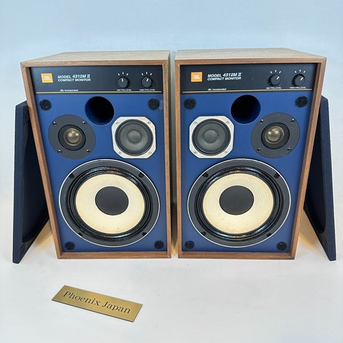 JBL 4312M Compact 3 Way LoudSpeaker Speaker Set Blue | eBay