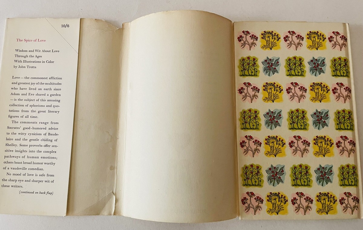 The Spice of Love Wisdom Wit Thru the Ages Illustrator John Trotta 1969 RHS  UK | eBay UK