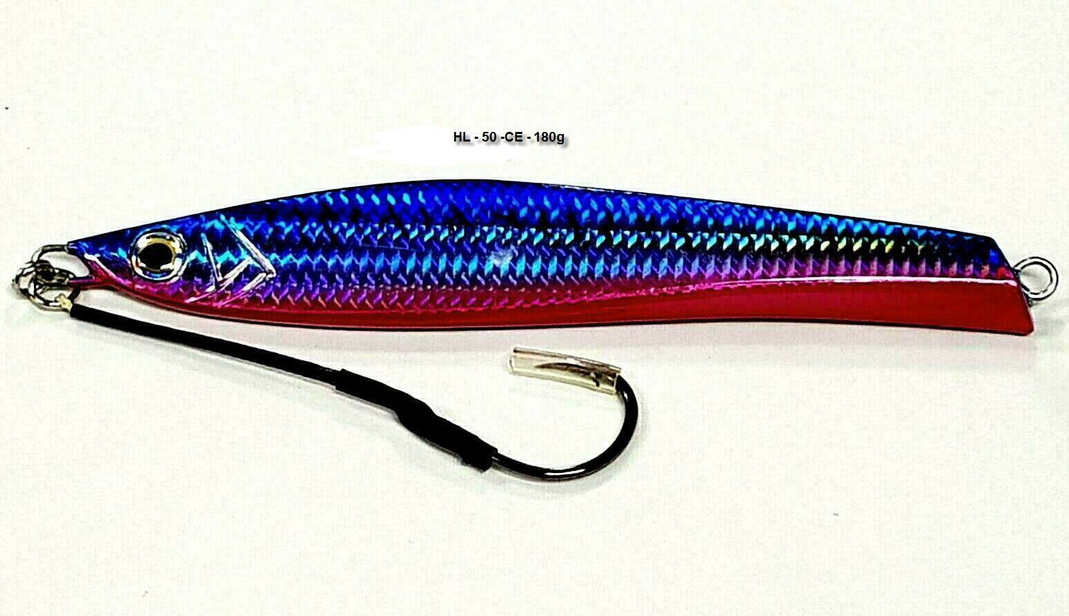 FISHING LURE METAL KNIFE JIG, HL 50 CE 180g JIGGING DEEP SEA