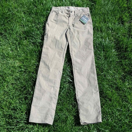 Eddie Bauer women's khakis Cord skinny straight leg trouser pants size 2 gray - Picture 7 of 8
