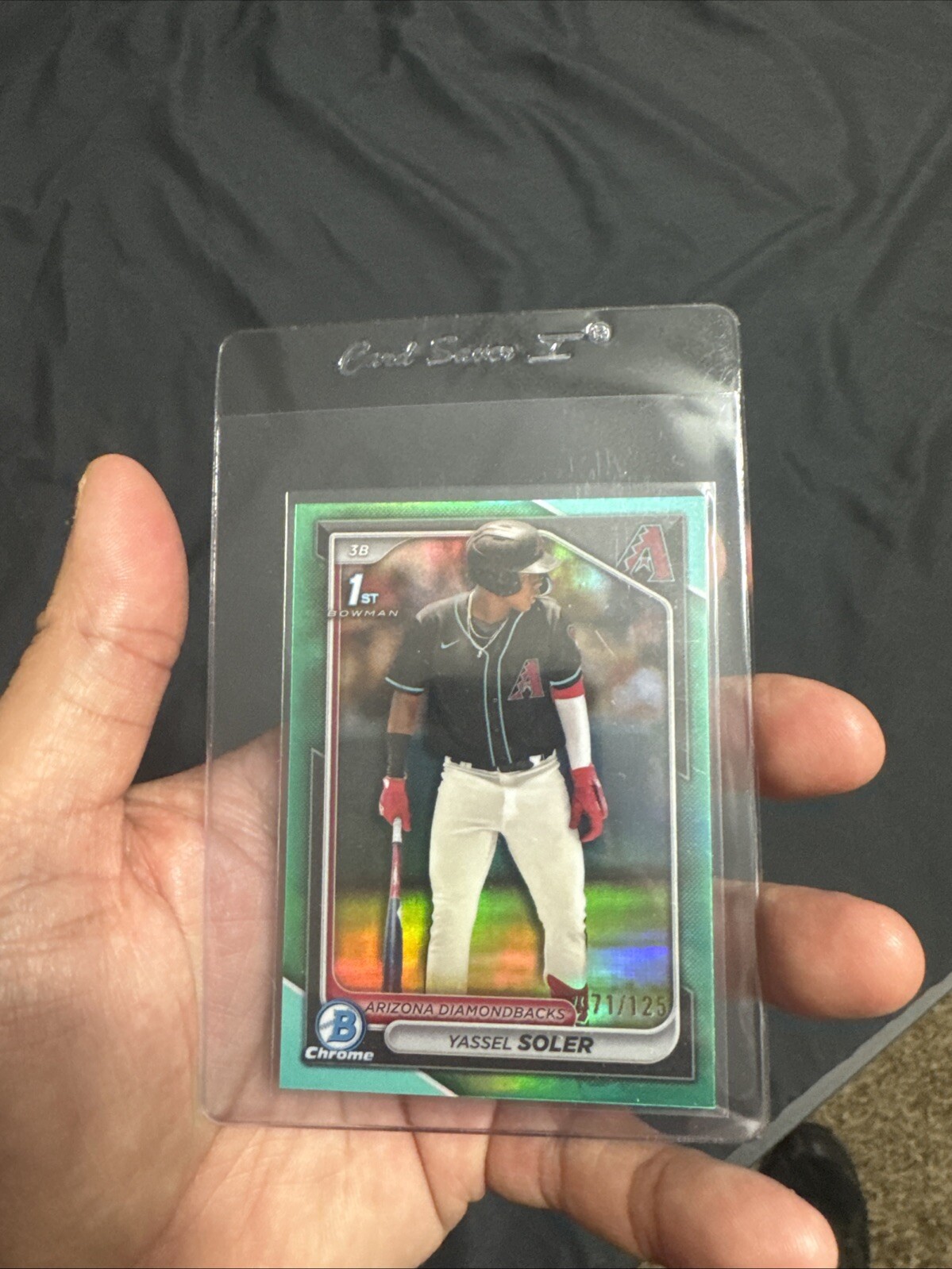 Yassel Soler 2024 Bowman Chrome 1st Prospect Aqua Refractor /125 Diamondbacks