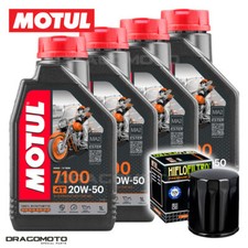 Harley-Davidson FLHX Street Glide KB4 2011-2012 Tagliando Olio Motul 7100 20W...