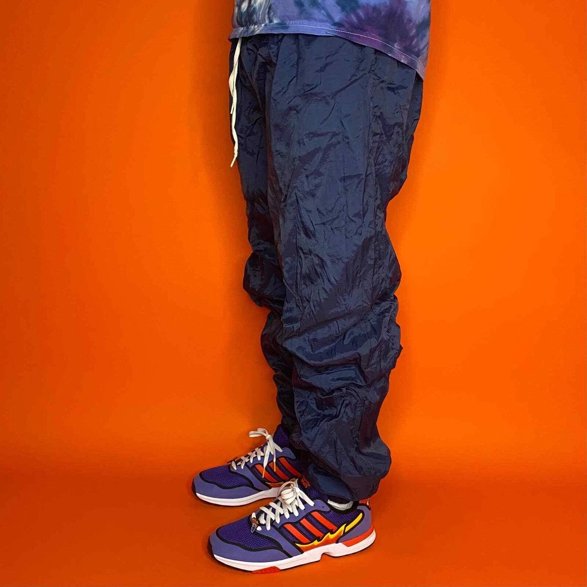 Vintage nylon cheap track pants