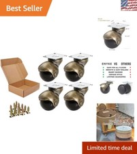 Aggiorna i tuoi mobili con set di ruote in ottone antico da 1,5 pollici, facile installazione