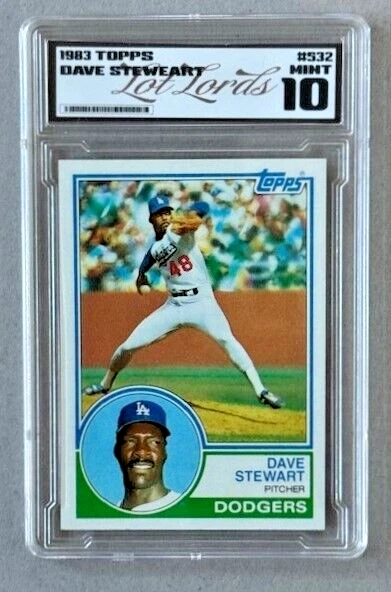 Dave Stewart trading card