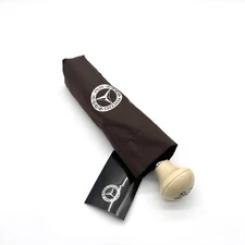 Mercedes-Benz 300SL Compact Umbrella – Brown & Cream Vintage Style
