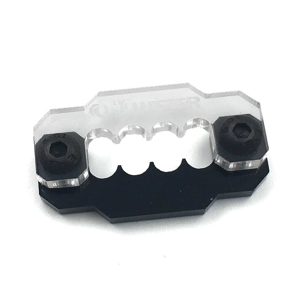 Twister Cable Comb PCIe 8 Pin - Nero/Clear