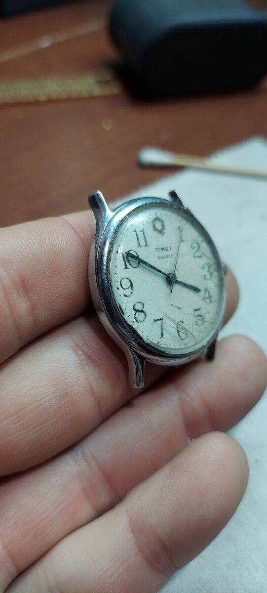 Timex Q Quartz Mens White Dial Watch Vintage 1980s | eBay Timex Q Quartz Mens White Dial Watch Vintage 1980s | eBay