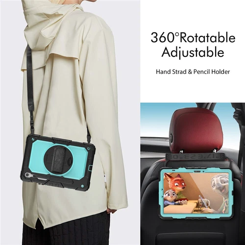 For Samsung Galaxy Tab S10 S9 Ultra Plus FE Shockproof Heavy Duty Case Cover - Picture 7 of 153