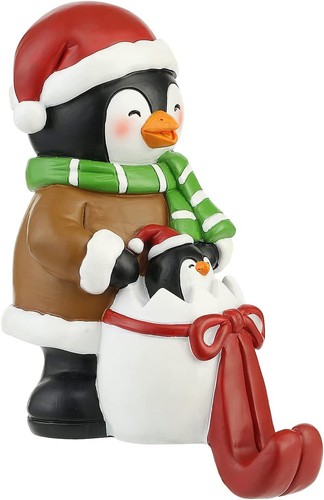 Christmas Stocking Holder Set of 4, Santa, Snowman, Reindeer and Penguin - Picture 4 of 9