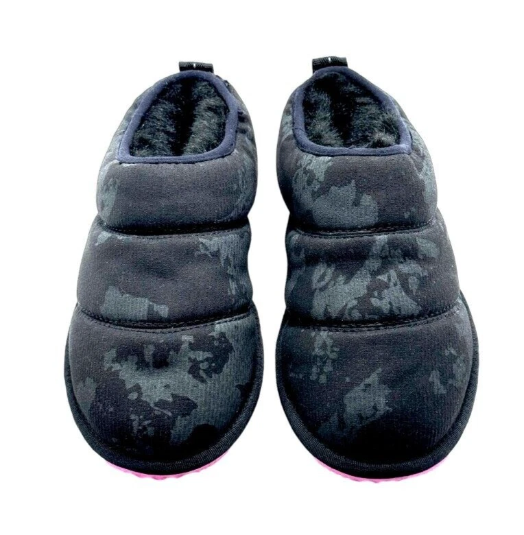 Zapatilla Sorel Go Bodega Run negra/gris camuflada suela rosa para mujer 5 nueva sin caja Foto 3 de 4