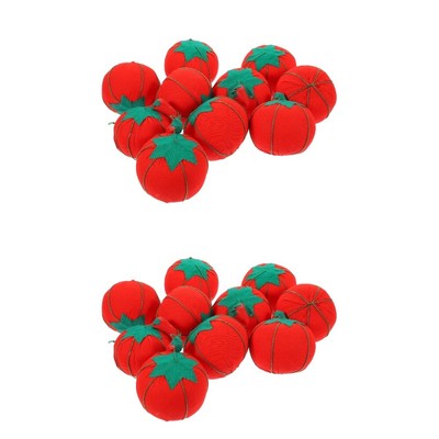 2 Pieces Magnetisches Nadelkissen Für Das Handgelenk Tomatenform Tomaten-Design