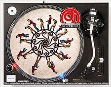 Leap Frog - 7"-12" DJ slipmat for LP turntable record player