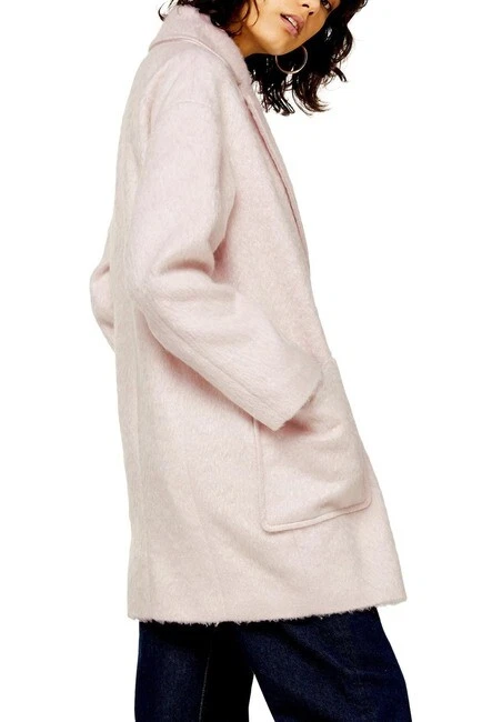 TOPSHOP Over Size Long Coat Size 4 , 6 US #595-Z - Image 4 of 4