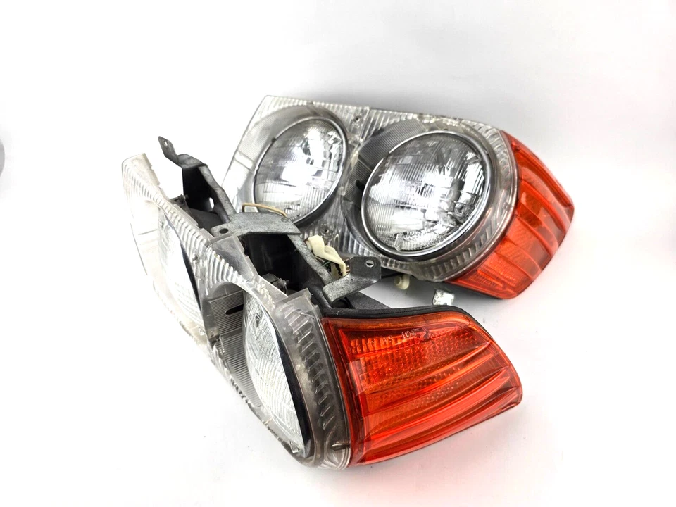 Par limpio OEM 1972-1985 Mercedes Benz R107 C107 SL SL SLC faros 450SL 560SL Foto 2 de 4