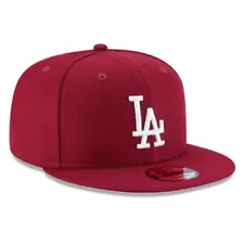 Brand New 9FIFTY Baseball Cap - MLB Los Angeles Dodgers Burgundy Snapback Hat