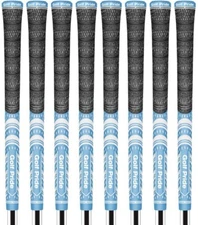 Golf Pride MCC Teams Light Blue & White Standard Grip - Set of 8 - The #1 Grip