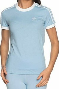 adidas 3 stripe t shirt women's green
