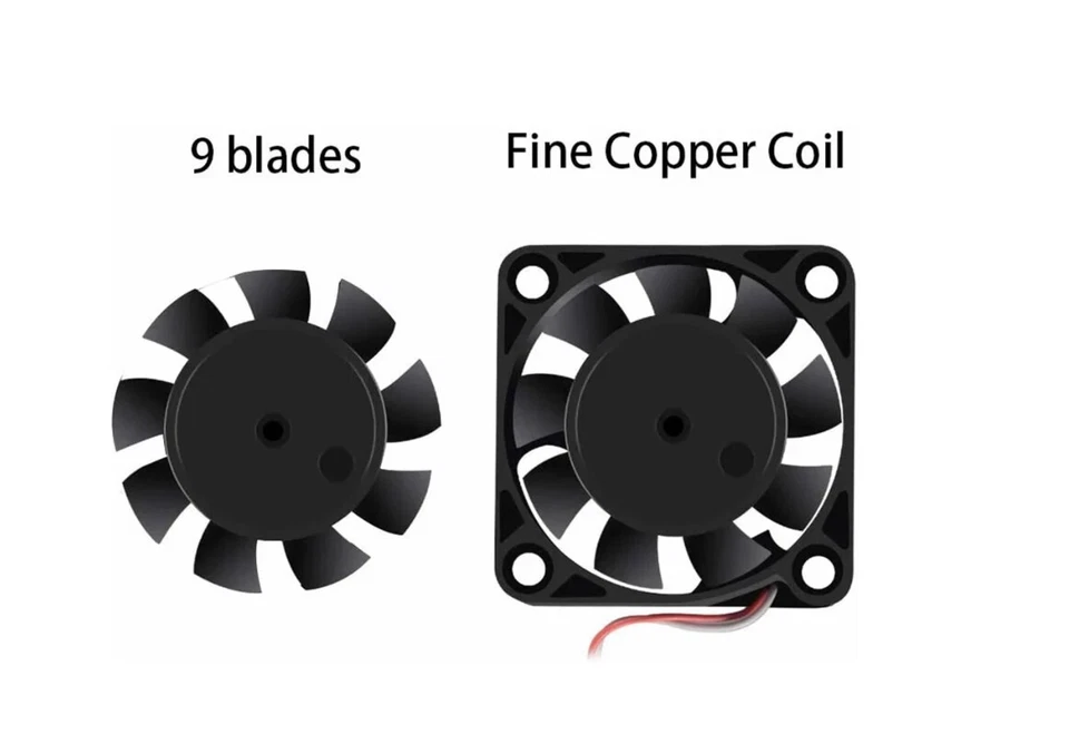 40mmx40mmx10mm 4010 USB Brushless Cooling Fan 40mm DC 5V for Small Appliances - Image 3 of 4