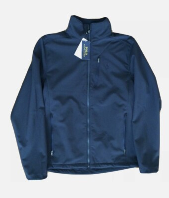 POLO Ralph Lauren Mens SMALL Navy AVIATOR Performance JACKET