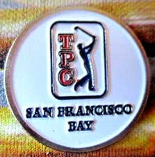 TPC SAN FRANCISCO BAY - Golf Ball Marker - Flat - Metal - CA