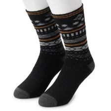 New Original Columbia Men Wool Blend Full Cushion Crew Chaussettes Sock- 2 Pack