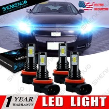 For Chevy Malibu Ltz 2008-2012 Combo 8000k H11 Led Headlight High Low Beam Bulbs For Chevy Malibu Ltz 2008-2012 Combo 8000k H11 Led Headlight High Low Beam Bulbs