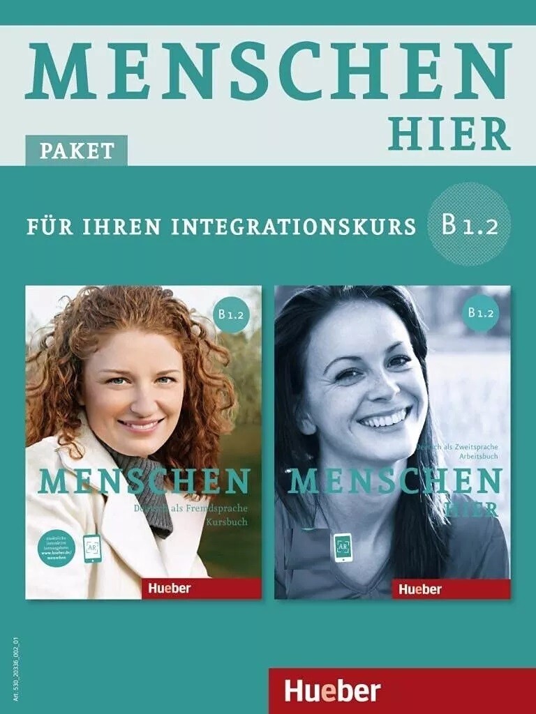 Hueber MENSCHEN HIER B1.2 PAKET: ARBEITSBUCH mit AUDIO ONLINE + KURSBUCH @New