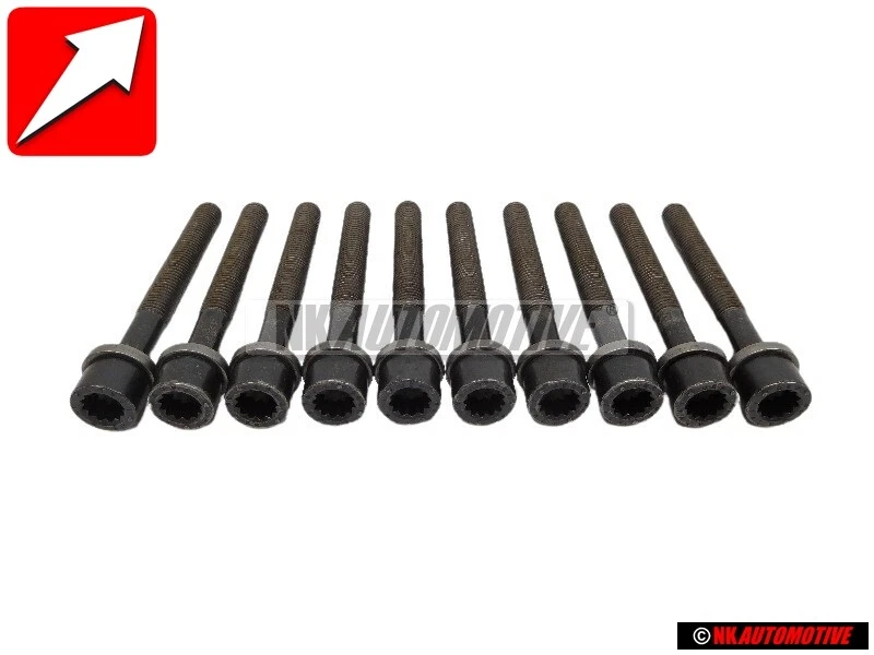 10x Original VW Socket Head Bolt With Inner Multipoint Head 