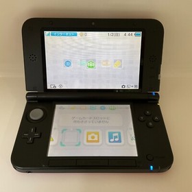 [S-rank] Nintendo 3DS LL XL console Red Black with Charger/Stylus