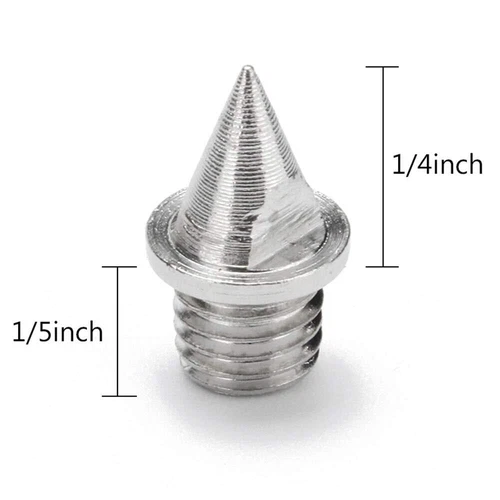AUGSUN 120pcs 1/4inch Stainless Steel Track and Cross Country Spikes - Picture 3 of 5