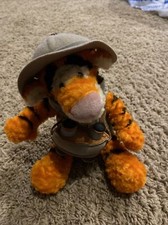 10" Tigger Safari Plush Animal Walt Disney World Disneyland Winnie the Pooh S
