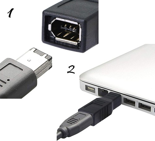 IEEE1394 6 PIN Female to 9 PIN Male Converter Firewire 400 TO 800 Adapter - 第 8/11 張圖片
